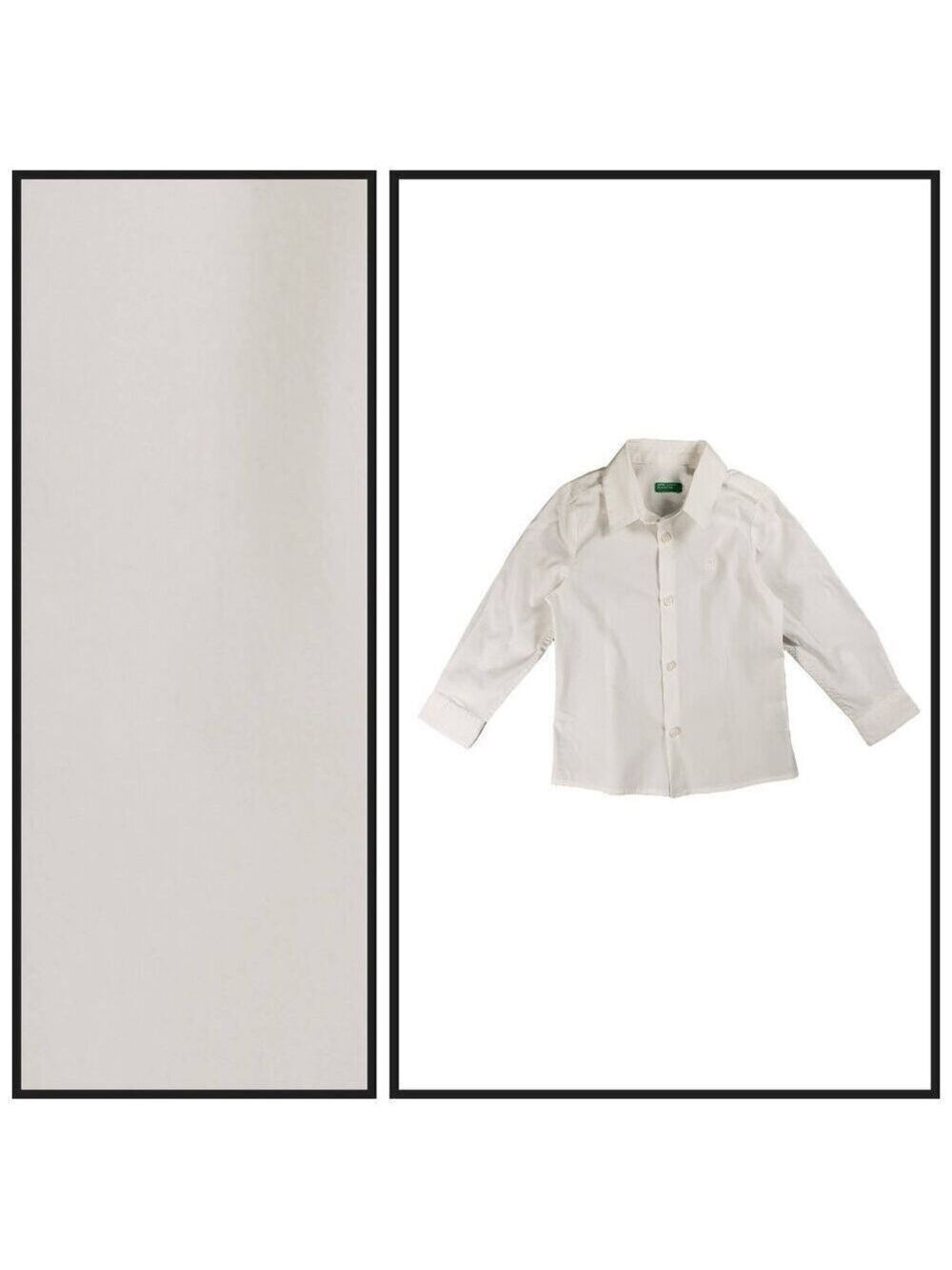 United Colors of Benetton Boys White Button-Down Shirt 2Y